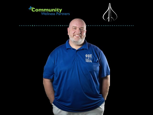 Mike Pirtle and Karl Nichols discussing the Community Wellness Partners rebrand on the Build Your Own Brandcast